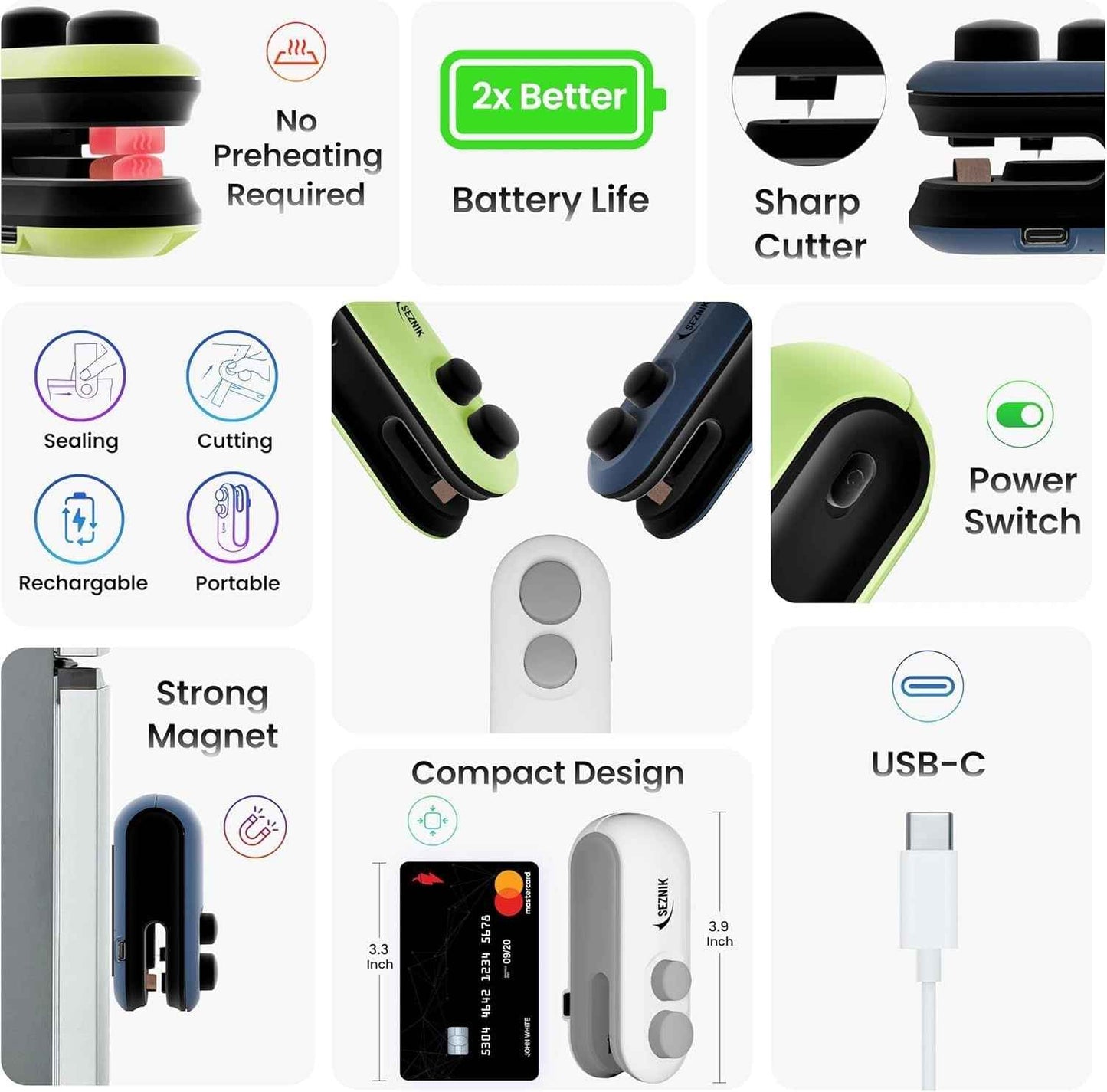 Mini Portable Sealing Machine for Effortless Food Preservation