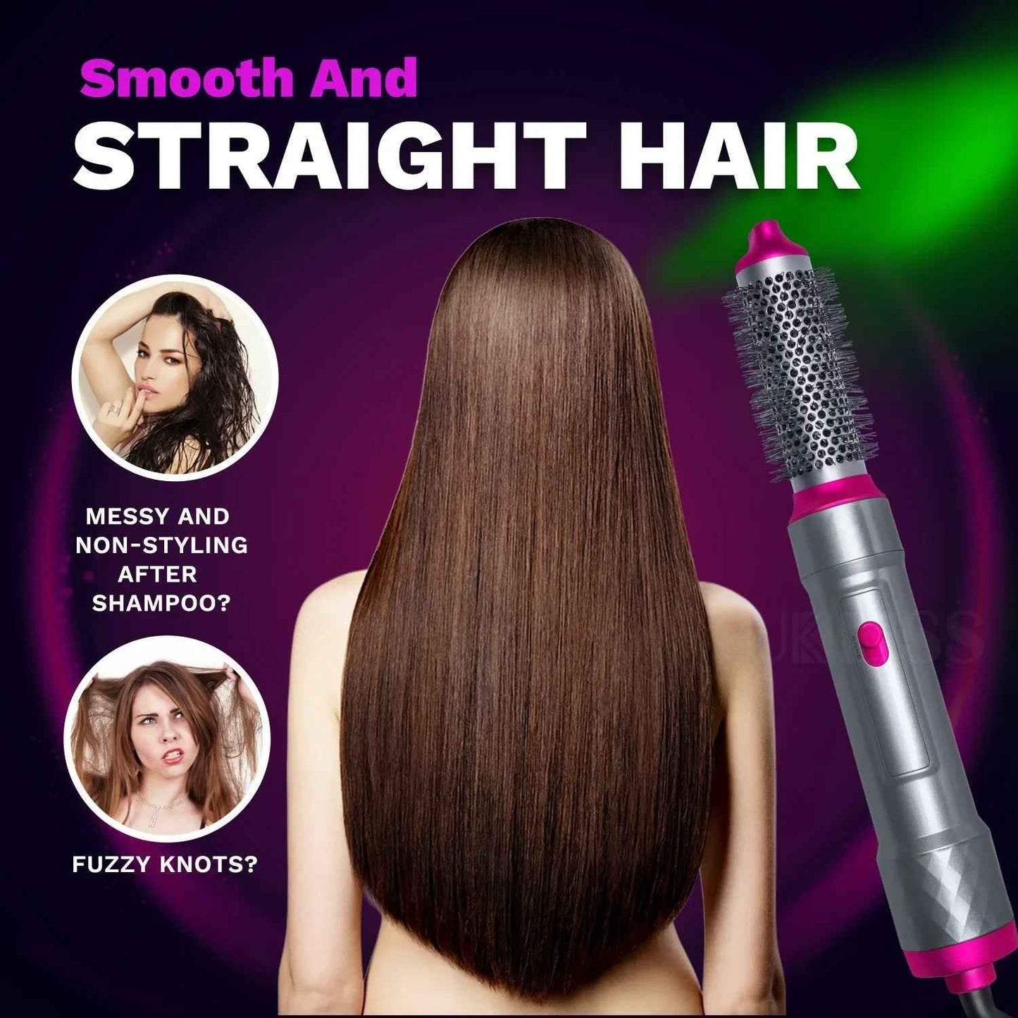 5 in 1 Hair Dryer Brush for Effortless Styling and Versatile Blowouts