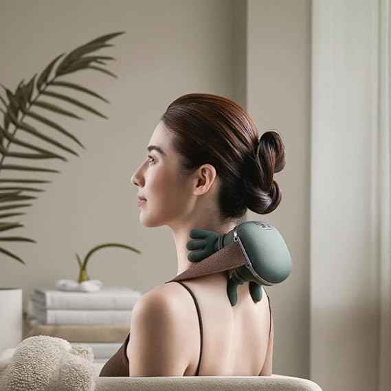 Portable Bionic Heated Neck and Back Massager for Ultimate Relaxation