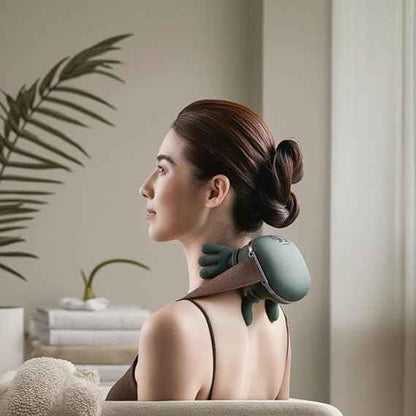 Portable Bionic Heated Neck and Back Massager for Ultimate Relaxation
