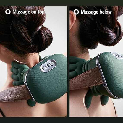Portable Bionic Heated Neck and Back Massager for Ultimate Relaxation