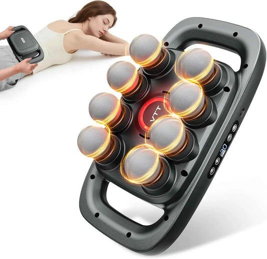 8 Head Massage Gun for Ultimate Back, Shoulders, Legs, & Muscle Pain Relief