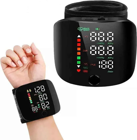 Automatic Blood Pressure Monitor - Accurate Wrist-Style Health Device