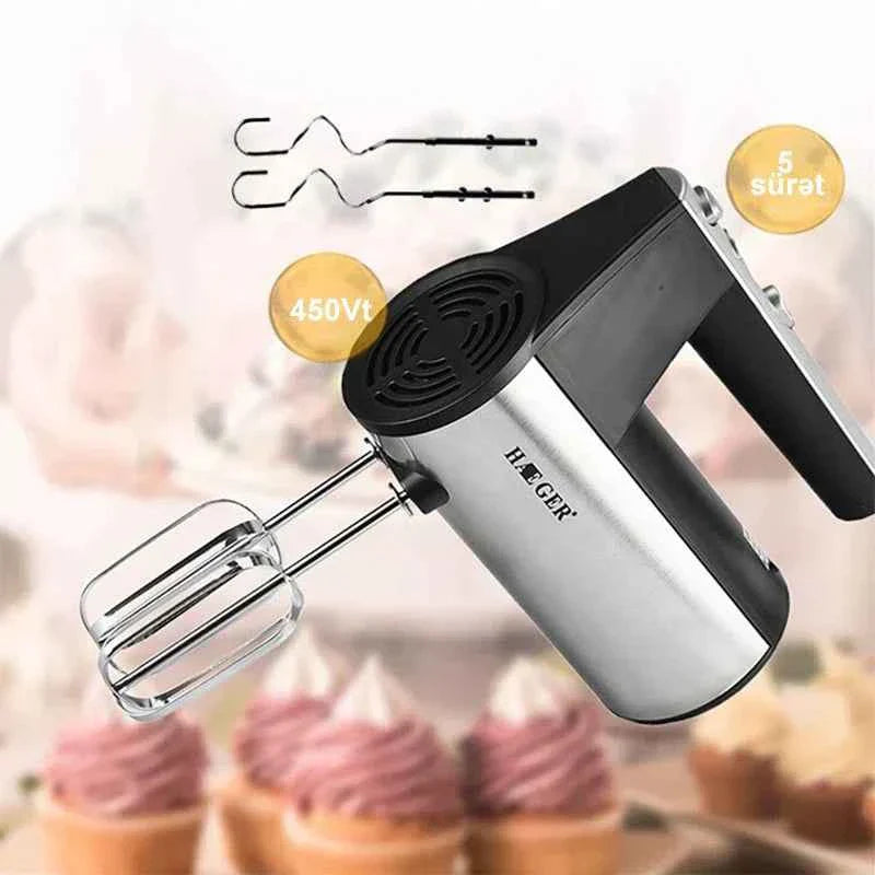HAEGER Compact Hand Mixer - Efficient and Versatile Kitchen Essential