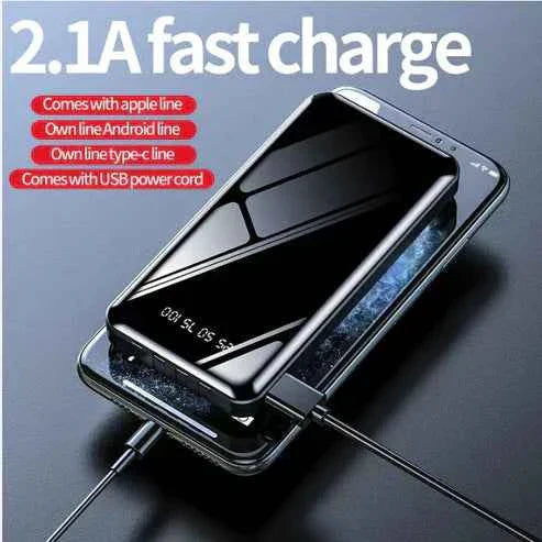 4-in-1 Power Bank: Ultimate Charging Solution for Your Devices