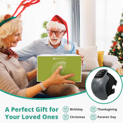Knee Massager with Heat, Cordless Heated Knee Massage for Pain Relief with 3 Heating Levels