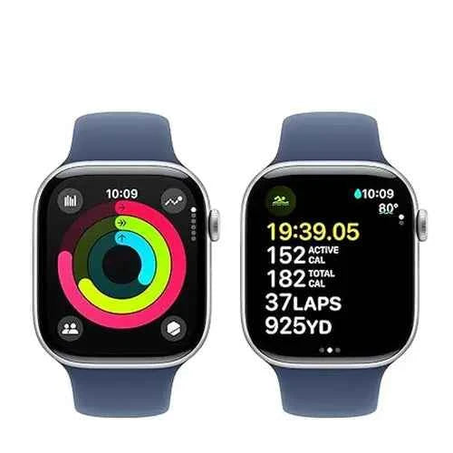Apple Watch Series 9, GPS + Callular With Stainless Steel || ساعة أبل من السلسلة 9، مزودة بنظام تحديد المواقع العالمي (GPS)
