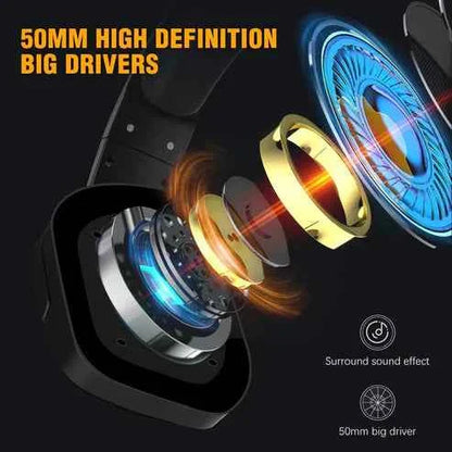 Gaming Headset RGB Wired Computer Headset for PS4
