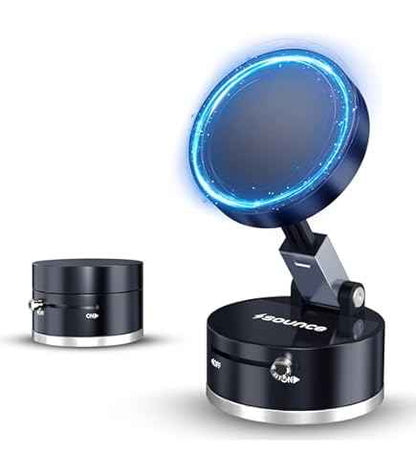 Magnetic Phone Stand with Suction Cup Base for Secure and Convenient Use