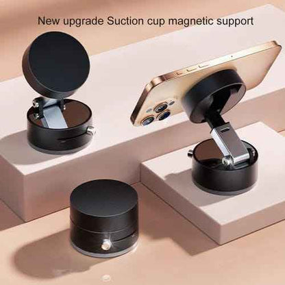 Magnetic Phone Stand with Suction Cup Base for Secure and Convenient Use
